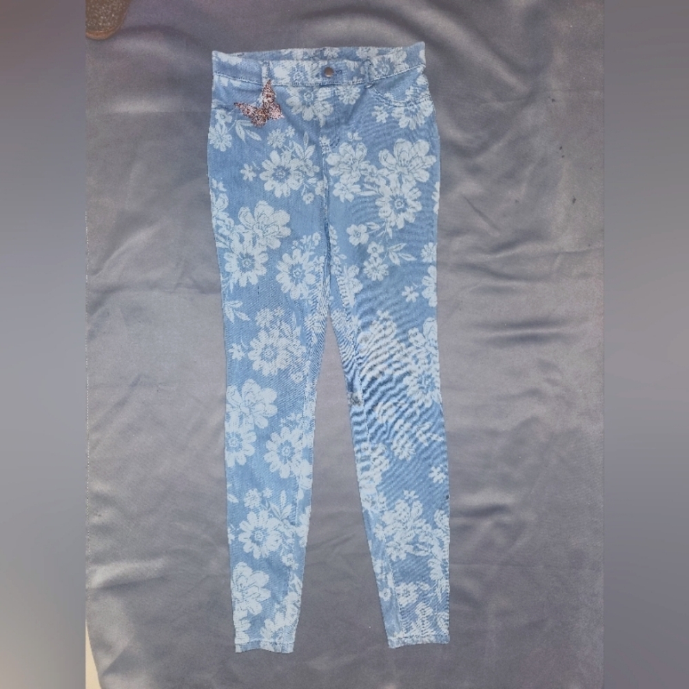 Flower print jegging size small